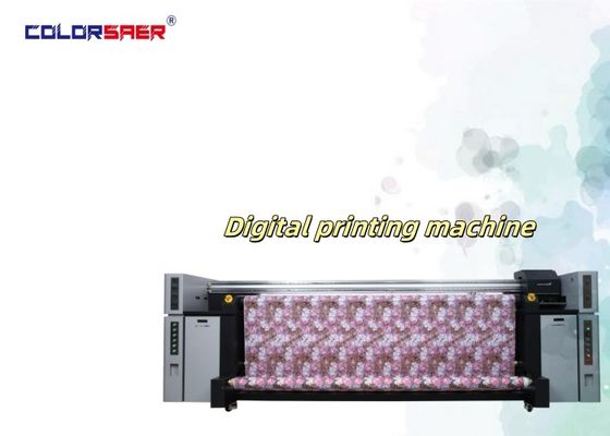 Machine d'impression textile numérique sur tissu drapeau tout-en-un I3200A1 8 têtes 3200mm haute puissance et résistante à l'usure