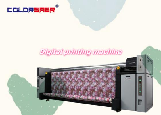 Imprimante textile à sublimation industrielle numérique 8 têtes, grand format 3,2 m (10,5 pieds), traceur