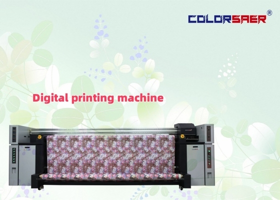 Imprimante de bannières de drapeau à sublimation directe I3200 Tête d'impression Polyester numérique et machine d'impression de coton