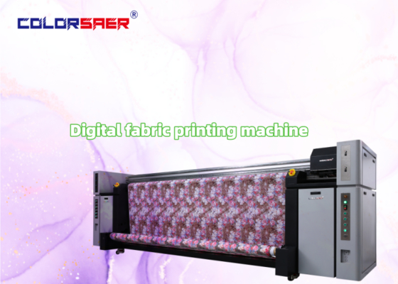 Imprimante de bannières de drapeau à sublimation directe I3200 Tête d'impression Polyester numérique et machine d'impression de coton