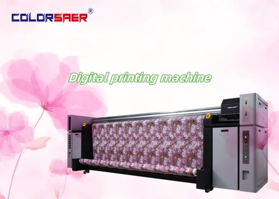 Imprimante grand format de production de haute qualité IMPRIMANTE COULEUR SAER Sublimation Imprimante à sublimation et à encre pigmentée à grande vitesse