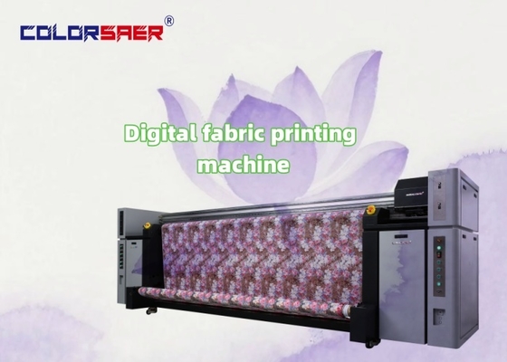 Imprimante textile numérique industrielle à grande vitesse pour coton et polyester en fonctionnement continu