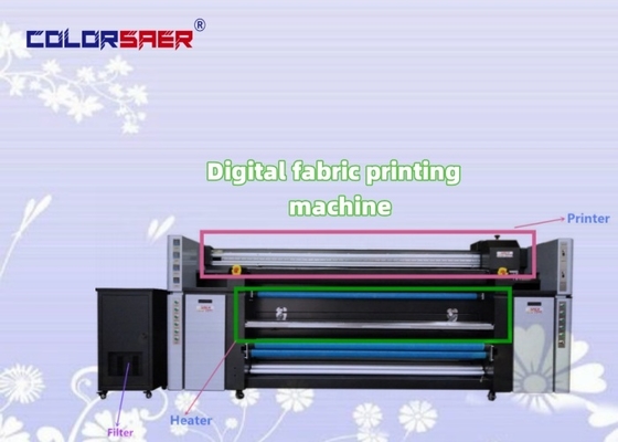 Imprimante à sublimation numérique sur tissu rouleau à rouleau I3200 Système d'impression textile automatique