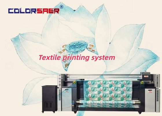 Nouvelle imprimante textile numérique SAER haute vitesse pour l'impression directe sur tissu coton et polyester