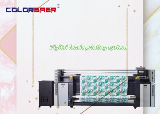 Imprimante à sublimation textile SAER 2000 mm ou 3200 mm pour tissu, imprimante à sublimation rouleau à rouleau pour coton et polyester