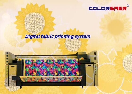 Prix compétitif 2m ou 3,2m peut personnaliser grand format rouleau à rouleau imprimante textile 4 ou 8 têtes