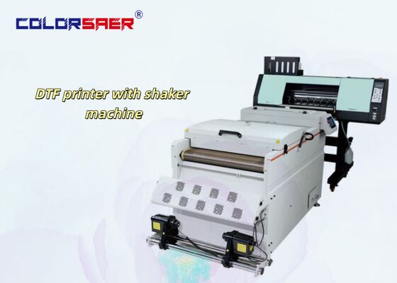 Cheap Price DTF Printer with Shaker Machine 60cm Width Inkjet Printer Provided 220V for T-shirt