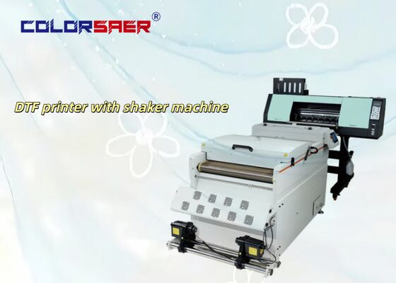 Machine d'impression DTF à large format direct sur film avec machine à pulvériser 60 cm pour vêtements et T-shirts