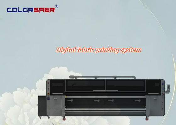 New roll to roll Textile printing system high printing speed plotter with sublimation & pigment ink