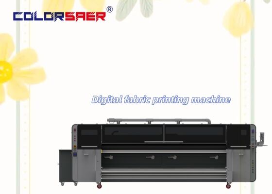 SAER Nouveau Modèle Système d'Impression Textile Numérique Entièrement Automatique avec Encre Pigment & Sublimation Haute DPI