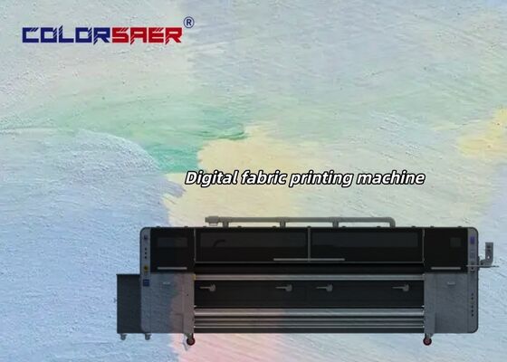 SAER couleur 4 et 8 pièces I3200A1 Tête d'impression 3,2 m Tout en un Machine d'impression de drapeau numérique à jet d'encre haute couleur publicitaire