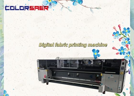 SAER couleur 4 et 8 pièces I3200A1 Tête d'impression 3,2 m Tout en un Machine d'impression de drapeau numérique à jet d'encre haute couleur publicitaire