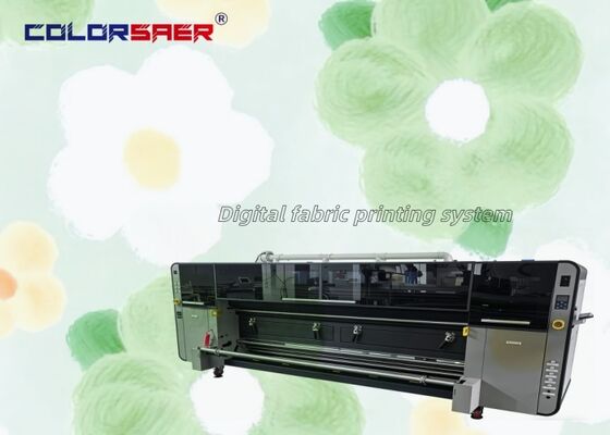 Machine d'impression numérique de haute qualité à production stable pour imprimante textile à jet d'encre en coton et en polyester avec système d'impression en ligne à chauffage infrarouge lointain