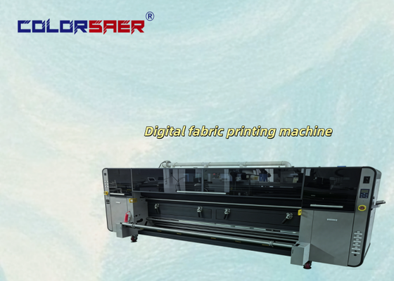 SAER I3200 Tête d'impression CMYK 4 couleurs et CMYKGRBK 8 couleurs 3,2 m Machine d'impression textile pour polyester et matériaux cotonniers