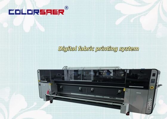 SAER Roll to Roll  Fabric Printing System Automatic Digital Inkjet Textile Printer with Water-based Ink