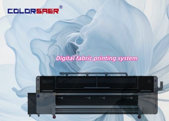 SAER Système d'impression textile à jet d'encre automatique à haut rendement Plotteur de tissu numérique avec garantie de 12 mois