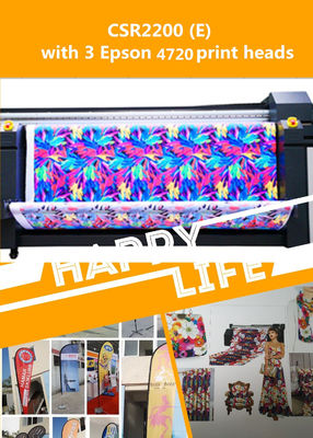 four fonctionnant de sublimation d'appareil de chauffage d'imprimante de tissu de Digital de largeur de 2.0m avec la fan de filtre