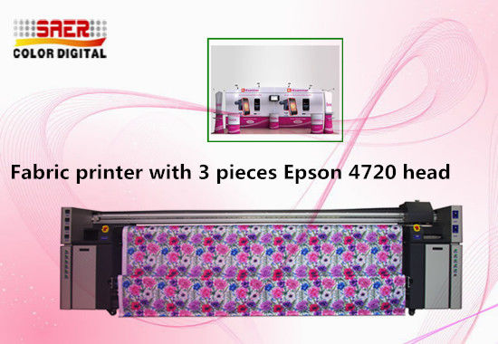 3 morceaux d'Epson 4720 d'imprimante de Digital de machine principale d'impression de tissus pour le tissu