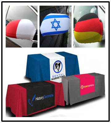 Matériel 100% de tricotage de polyester de tissu imprimé par coutume de chaîne pour la couverture de Tableau