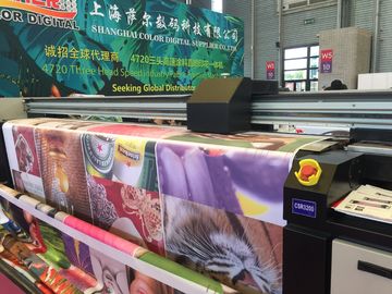 Machine d'impression de haute résolution de Digital pour le tissu imprimantes de drapeau de 2 mètres