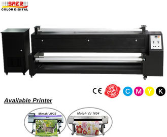 Largeur fonctionnante faite sur commande de la couleur 1800mm de fixation de machine de sublimation de colorant des drapeaux SR1800