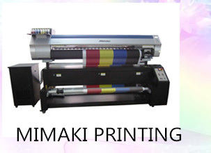 La largeur maximum de matériaux de l'imprimante 1600mm de textile de Digital Mimaki se relient à l'ordinateur