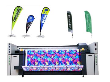 Le système d'impression continu 6500W de drapeau d'imprimante à jet d'encre de la tension 380V agrègent la puissance