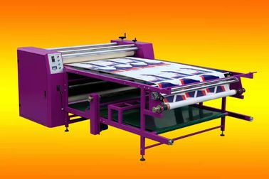 Machine rotatoire de presse de la chaleur de petit pain de largeur de la machine 1.6m de calendrier de textile de la publicité