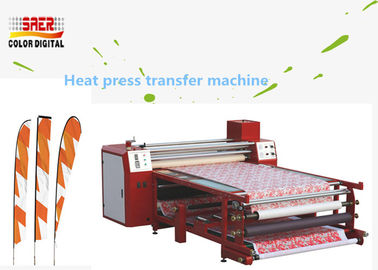 Machine d'impression rotatoire de sublimation de textile de chauffage au mazout une garantie d'an