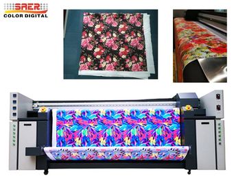 Petit pain de machine d'impression de tissu de sublimation pour rouler avec trois Epson 4720 têtes