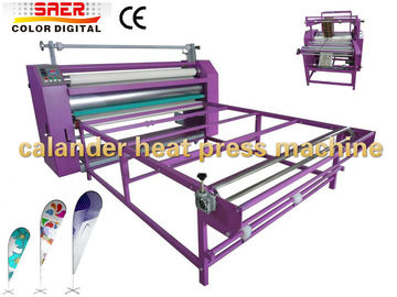 Machine d'impression thermique de presse de transfert de tissu de textile de machine rotatoire de calendrier