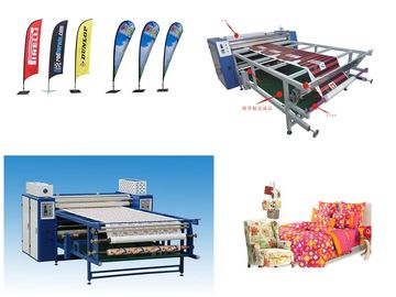 Machine de presse de la chaleur de petit pain de sublimation de Calander pour la bannière/rideau de câble