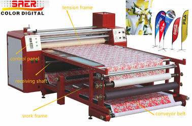 Imprimante de tissus de machine de presse de la chaleur de sublimation de rouleau favorable à l'environnement