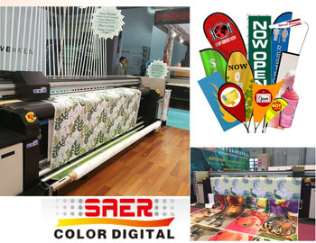Machine d'impression de drapeau de sublimation du transfert de chaleur 1800DPI