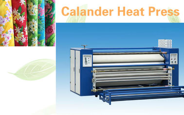 Machine à plat de presse de la chaleur de machine de calendrier de textile avec 1800 kilogrammes de poids