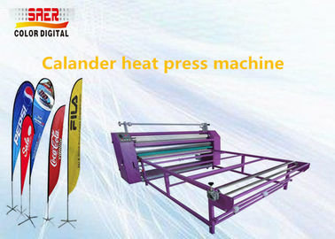 Machine de calendrier de textile de transfert de chauffage au mazout de Digital