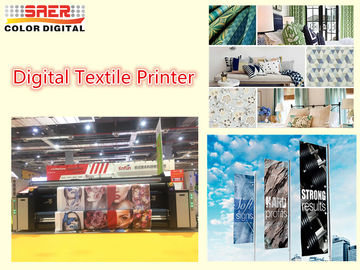 Imprimante de textile du grand format 1800DPI double CMYK Digital