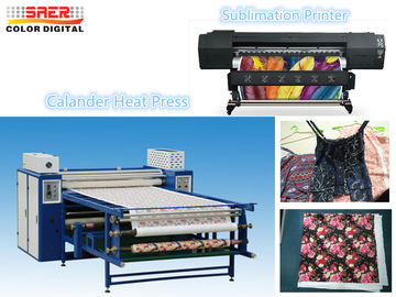impression de sublimation de machine de calendrier de textile de style de rouleau de 2.5m