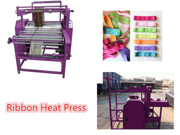 Machine à plat de presse de la chaleur de calendrier de tissu de ruban