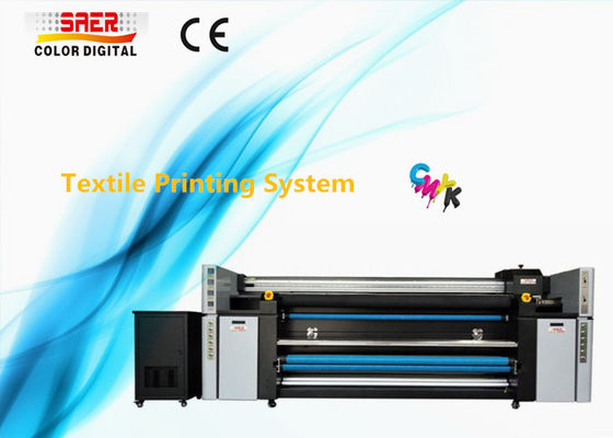 Couleur de CMYK 3 morceaux de sublimation de traceur principal de tissu