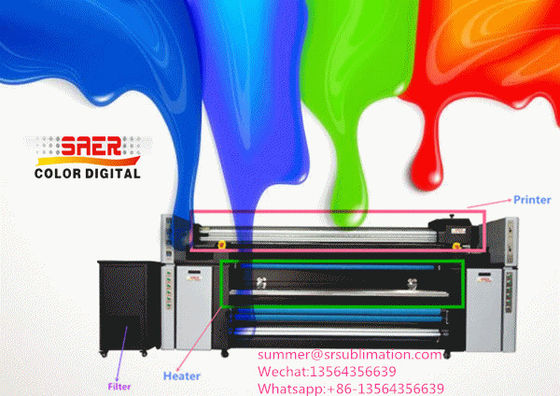 machine d'impression de tissus de jet d'encre de polyester de 3.2m pour la couverture de Tableau