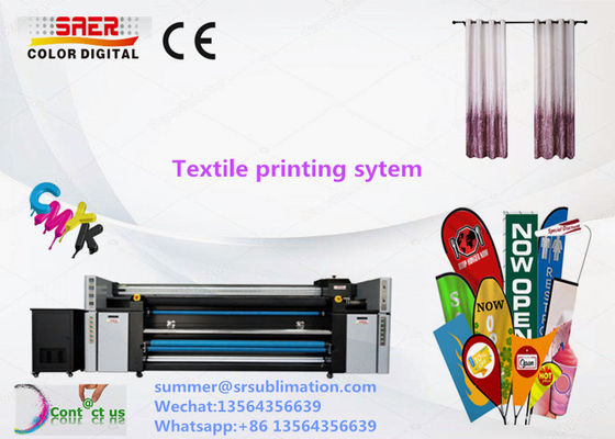 4 machine d'impression de tissus du traceur 3.5kw Digital de tissu de sublimation de têtes