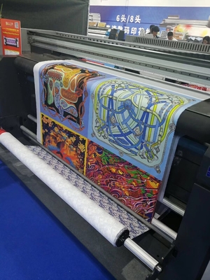 machine d'impression de tissu de coton de drapeau de 3.2m 1440dpi 380V