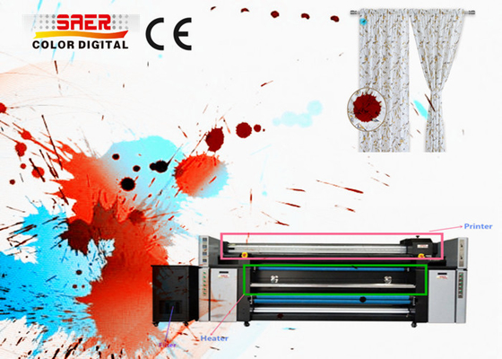 Grande imprimante directe de textile de la machine CMYK d'impression de tissus de coton de format