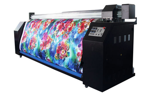 Double machine d'impression de tissu de Digital d'encre de sublimation de CMYK pour faire le drapeau de bannière