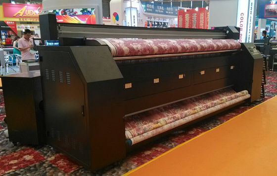 Machine d'impression automatique de drapeau de Digital de polyester avec DX7 la largeur de la tête 3.2m