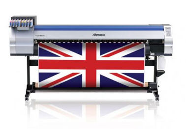 imprimante de textile de Mimaki de drapeau de sublimation de 1800mm avec d'appareil de chauffage la double CMYK couleur de la machine