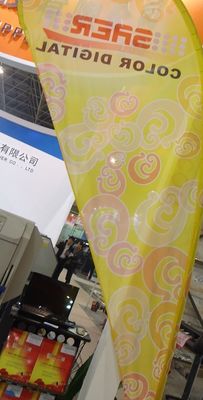 Le tissu d'impression de sublimation de Digital avec la chaîne enduite a tricoté le polyester