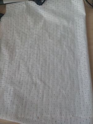 Tissu blanc d'impression de Digital pour le vêtement de rideau avec l'encre de sublimation de colorant