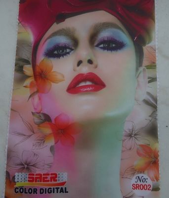 Résistant UV de satin de sublimation de tissu numérique imperméable d'impression